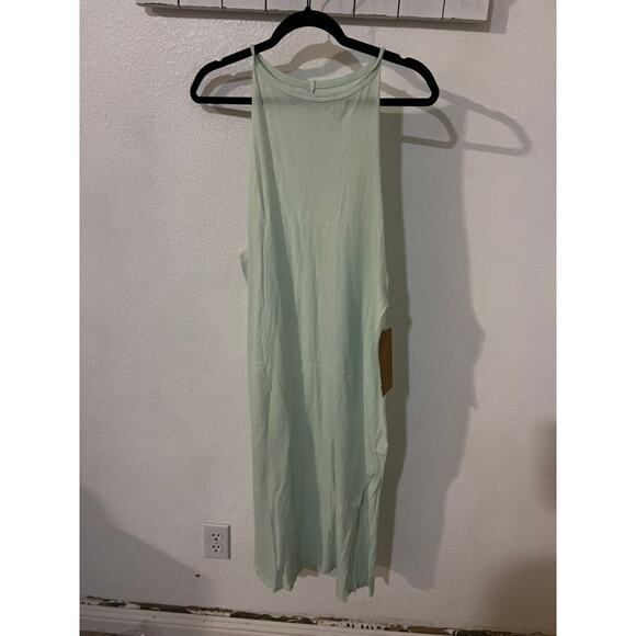 NWT Niyama Sol Leonis Dress Poolside sz M liteweight lite green tank dress flowy - Picture 1 of 9